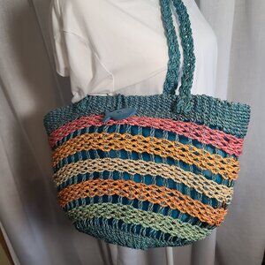 Basket-Style Macrame Purse